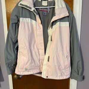 Pink and Gray Colorblock Jacket